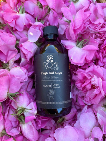 Natural Rose Water with Oil 250 ML | Natural Rose Water - Rosa Damascena - 0.25 L