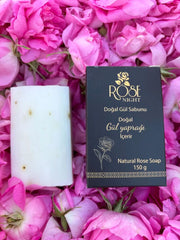 Natural Rose Soap 150 GR | Natural Rose Petals - Natural Rose Soap