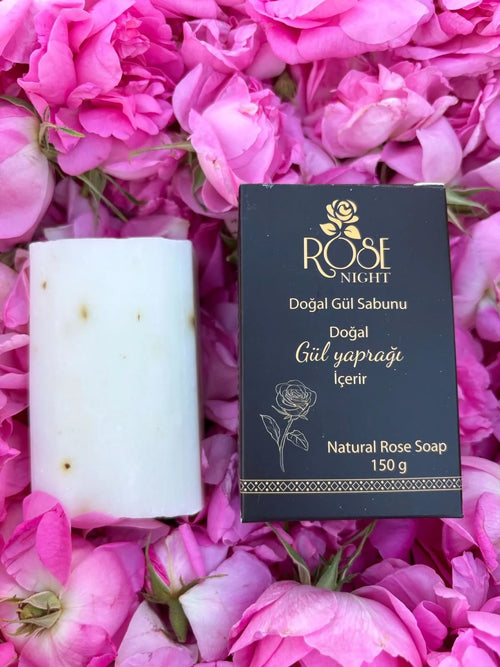 Natural Rose Soap 150 GR | Natural Rose Petals - Natural Rose Soap