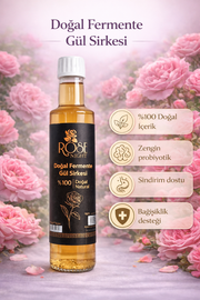 Naturally Fermented Homemade Rose Vinegar (250 ML) | Natural Rose Vinegar