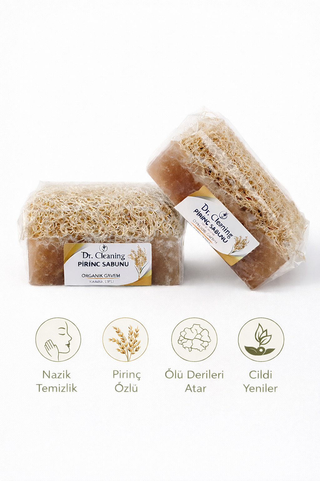 Fiber Rice Soap (90 Grams)