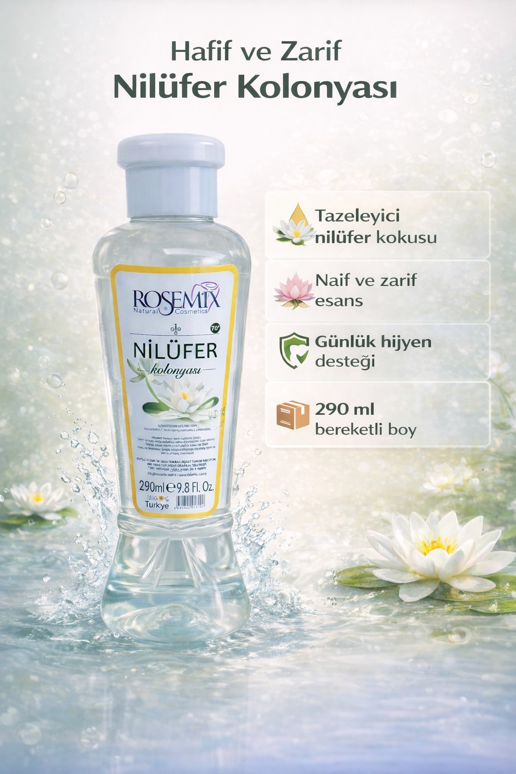 Water Lily Cologne 290 ML | Water Lily Cologne
