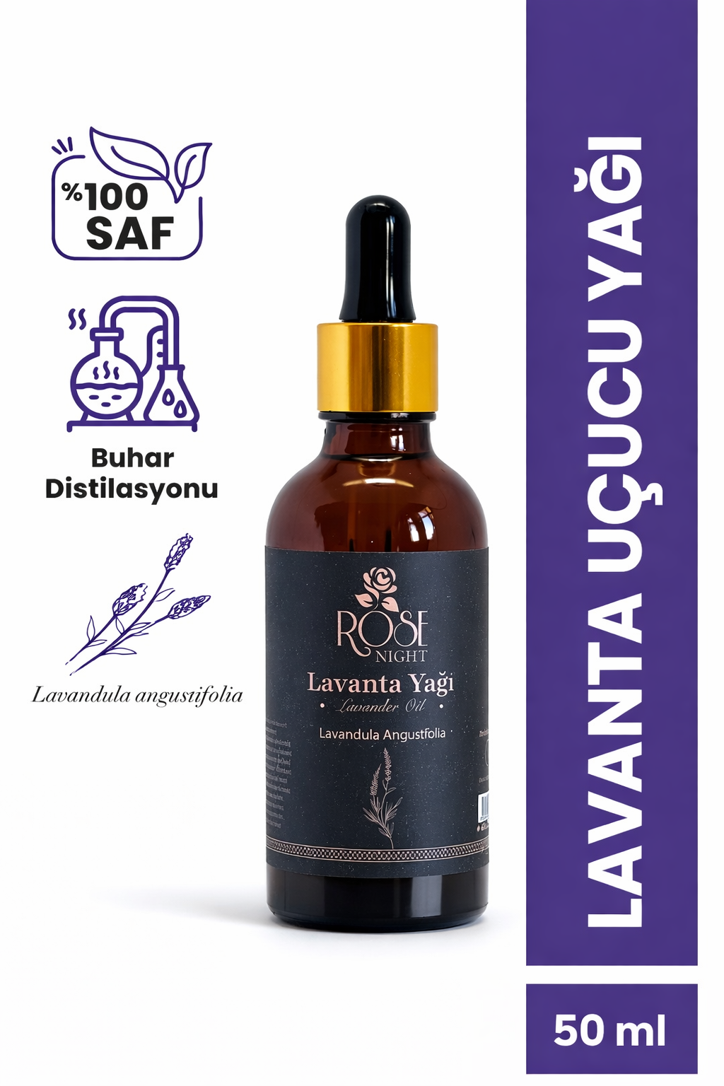 Lavender Oil | Angustufolia 50 ML Glass Dropper