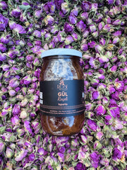 Natural Rose Jam 500 GR | Handmade with Rose Petals and Beet Sugar