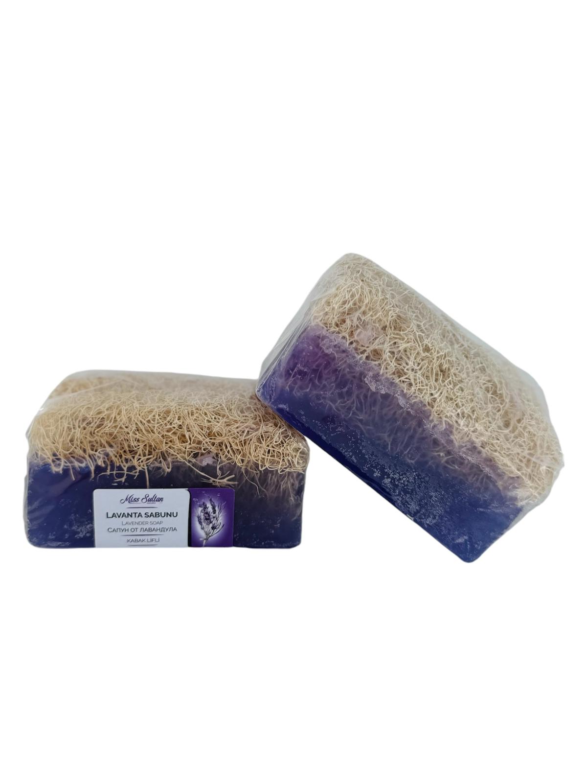 Lavender Soap with Fibers (90 grams)