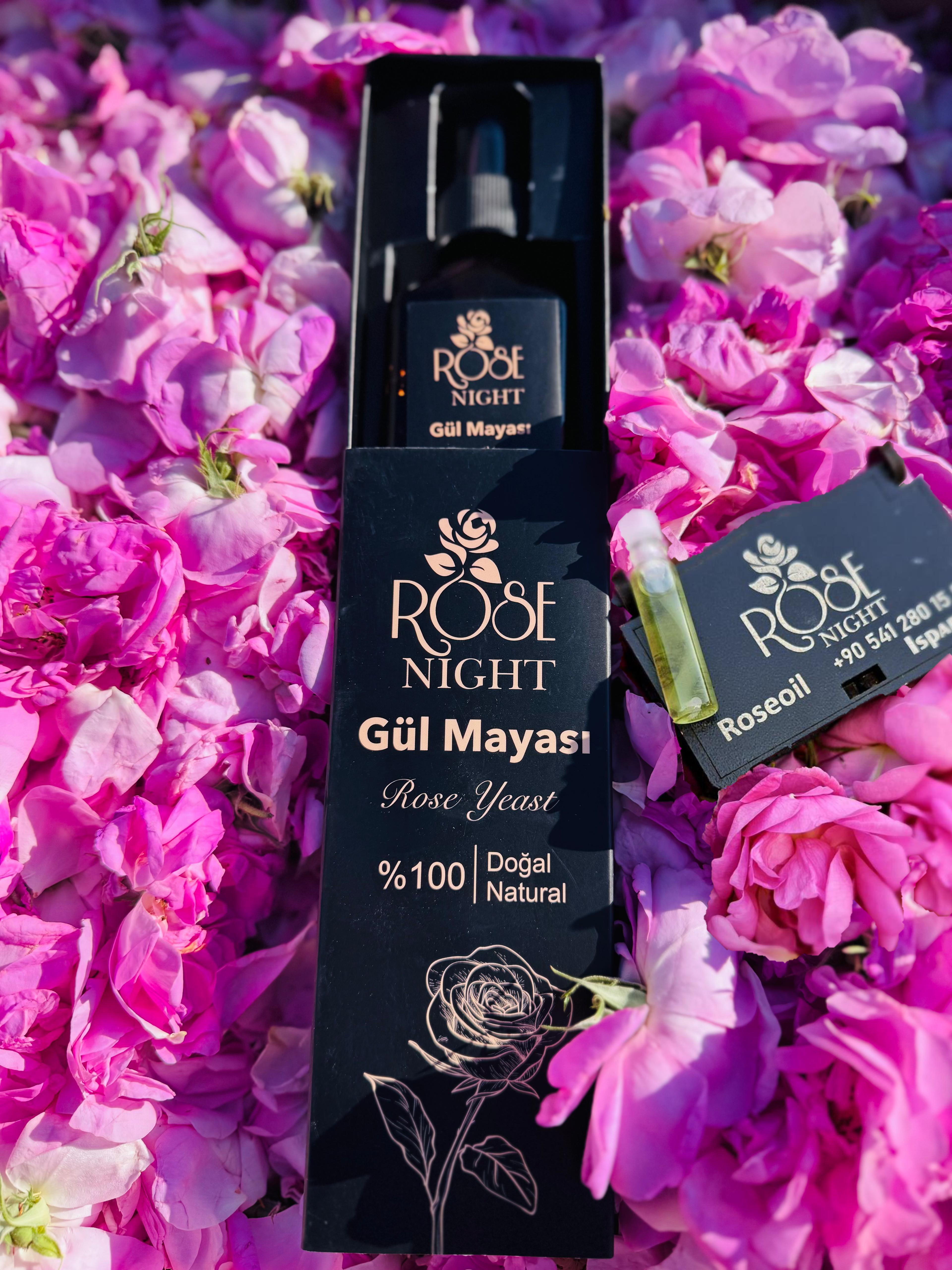 Intensive Rose Oil Package | Rose Oil 1 GR and Rose Yeast 100 ML